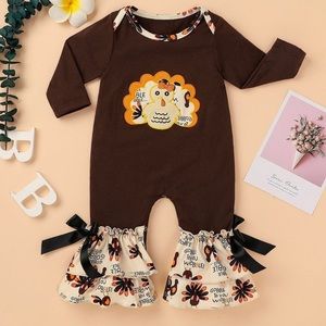 Turkey Ruffle Romper